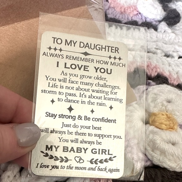 To My Daughter Gifts from Mom Dad,Daughter Birthday Card - Picture 2 of 3